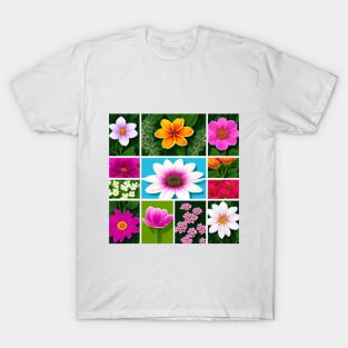 quadro floral T-Shirt